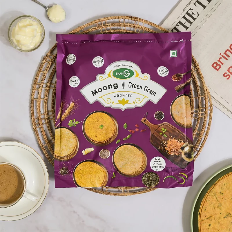 Moong Round Khakhra (Pack of 5), 200 g-1.webp